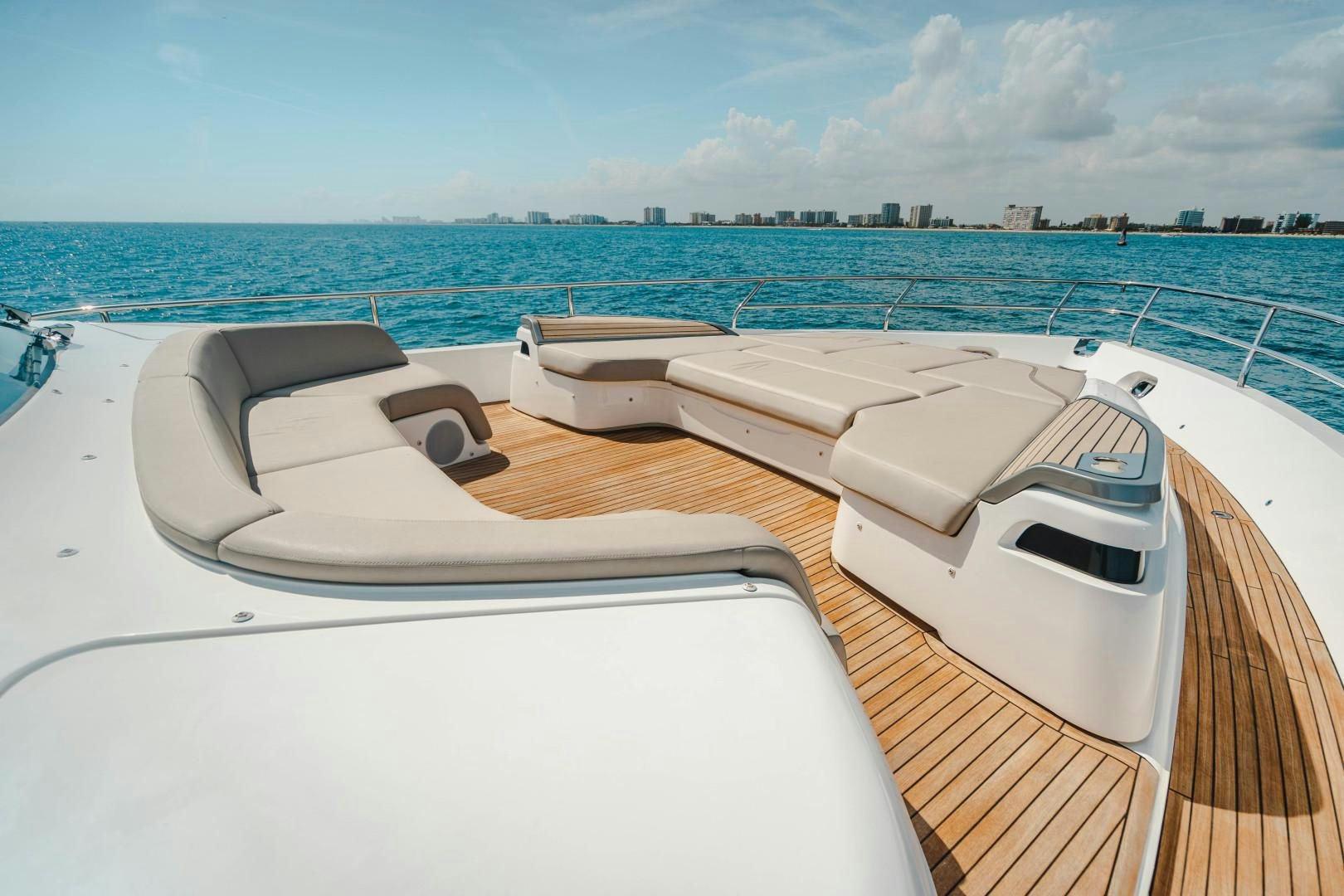 a boat on the water aboard KAOS Yacht for Sale
