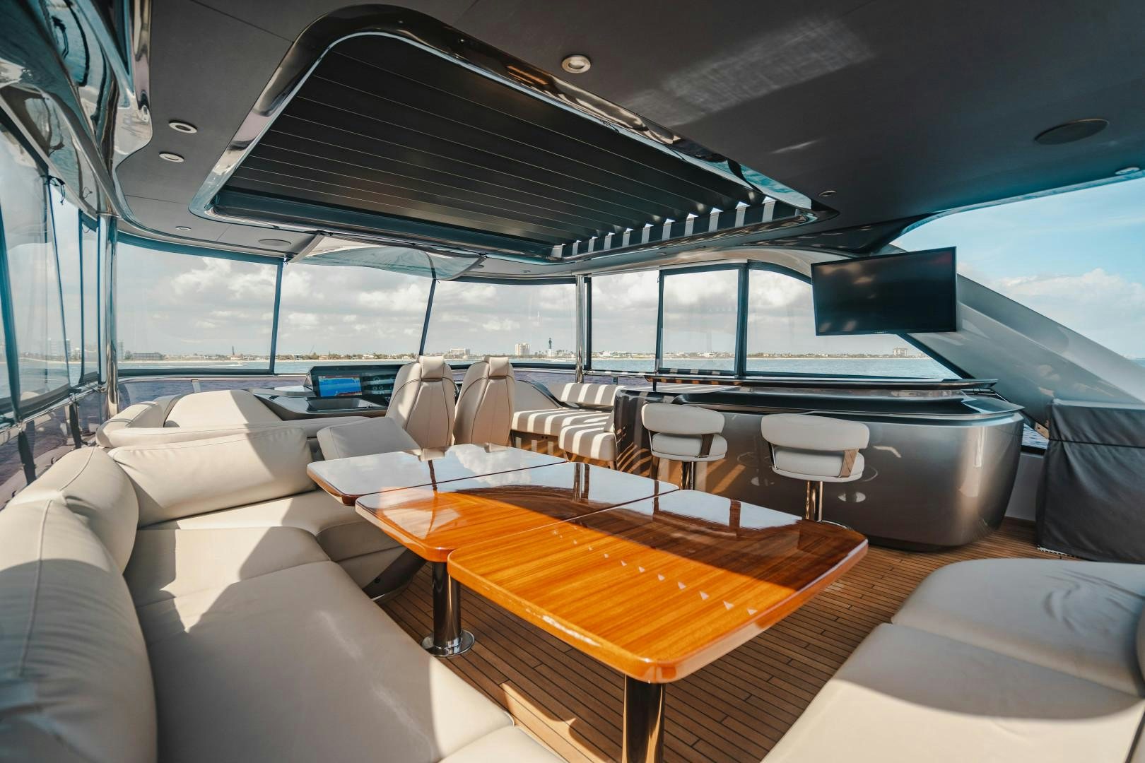 inside of a boat aboard KAOS Yacht for Sale