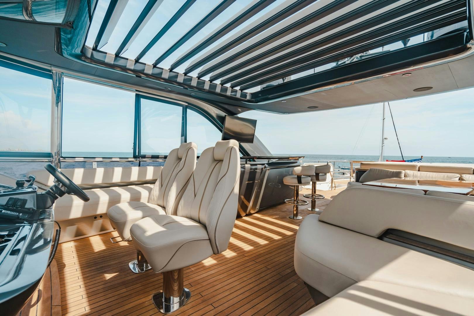inside of a boat aboard KAOS Yacht for Sale