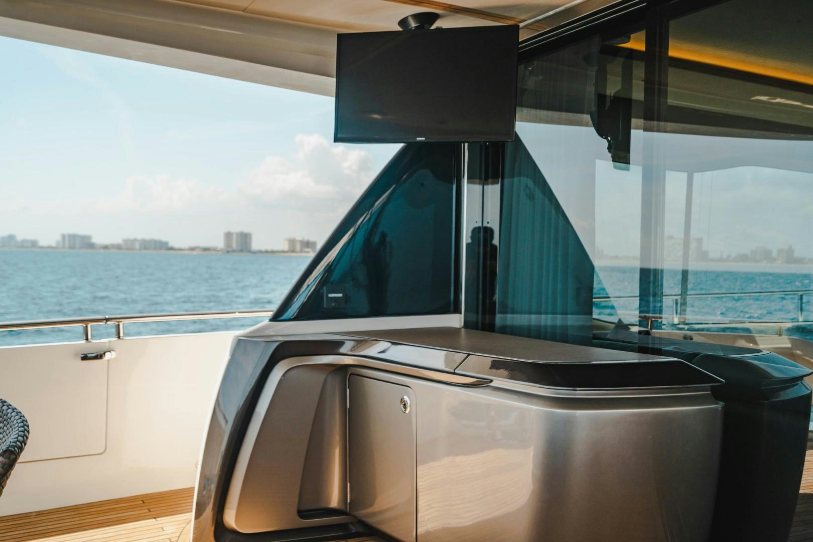 a boat on the water aboard KAOS Yacht for Sale