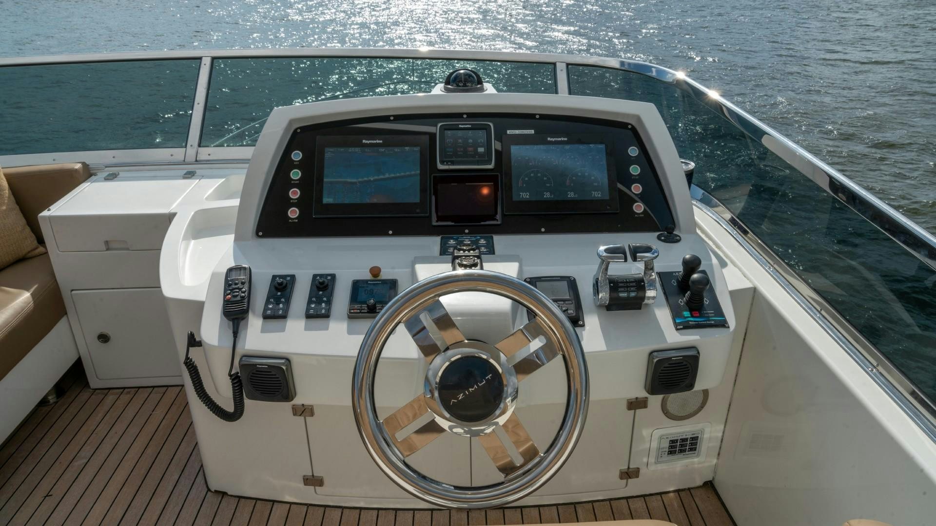 a boat on the water aboard PHOENIX Yacht for Sale