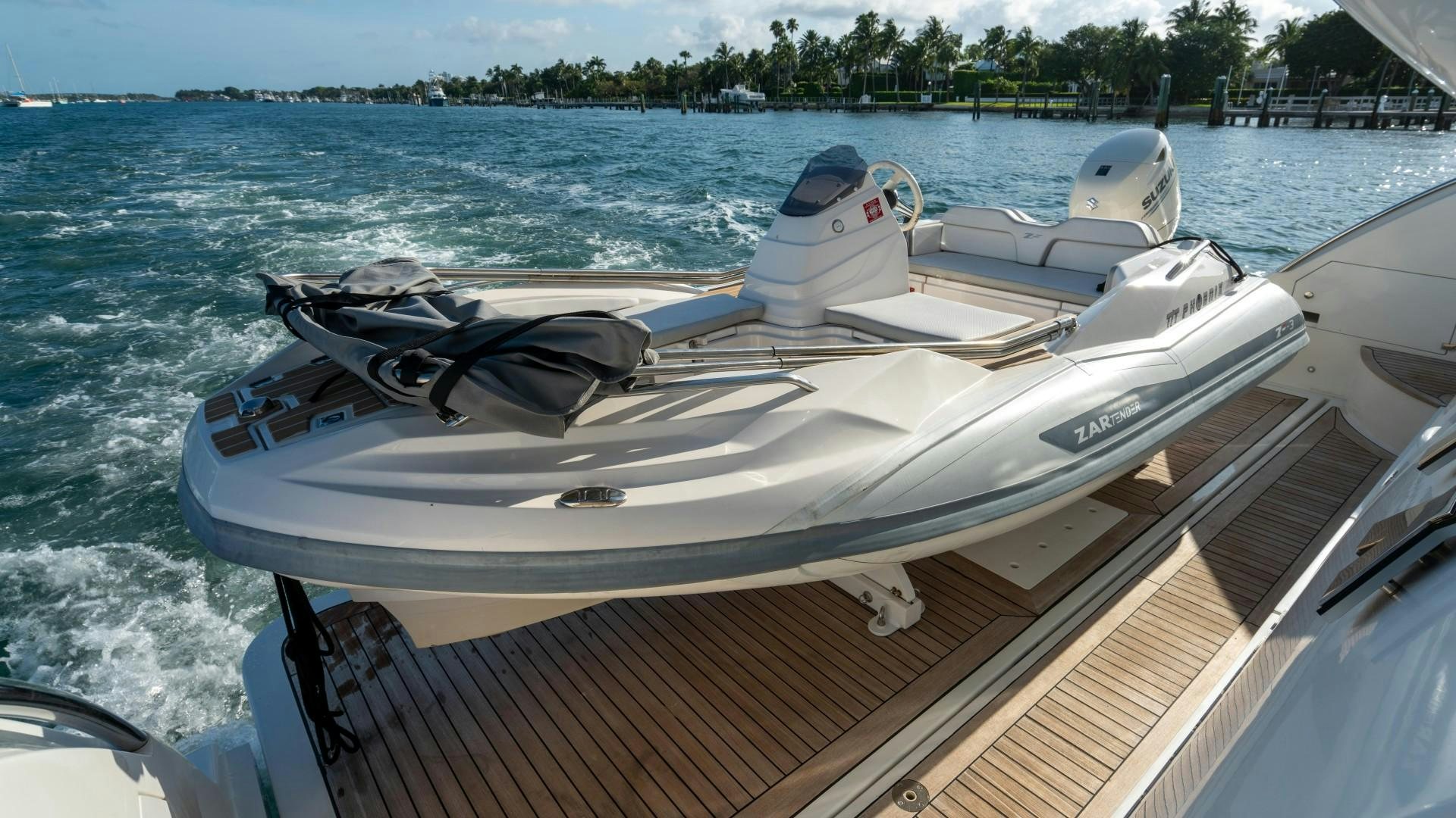 a boat on the water aboard PHOENIX Yacht for Sale