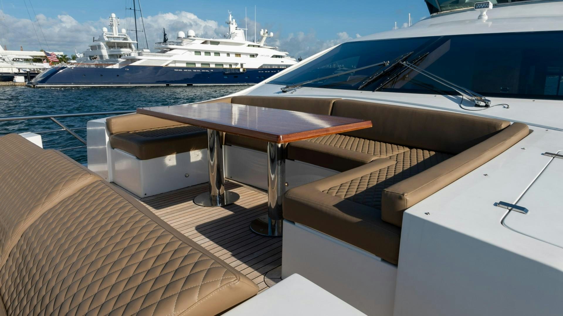 a boat on the water aboard PHOENIX Yacht for Sale