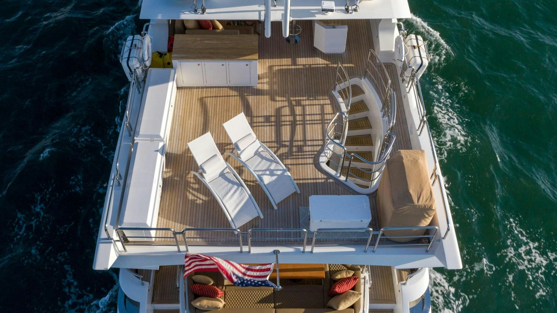 a boat on the water aboard PHOENIX Yacht for Sale
