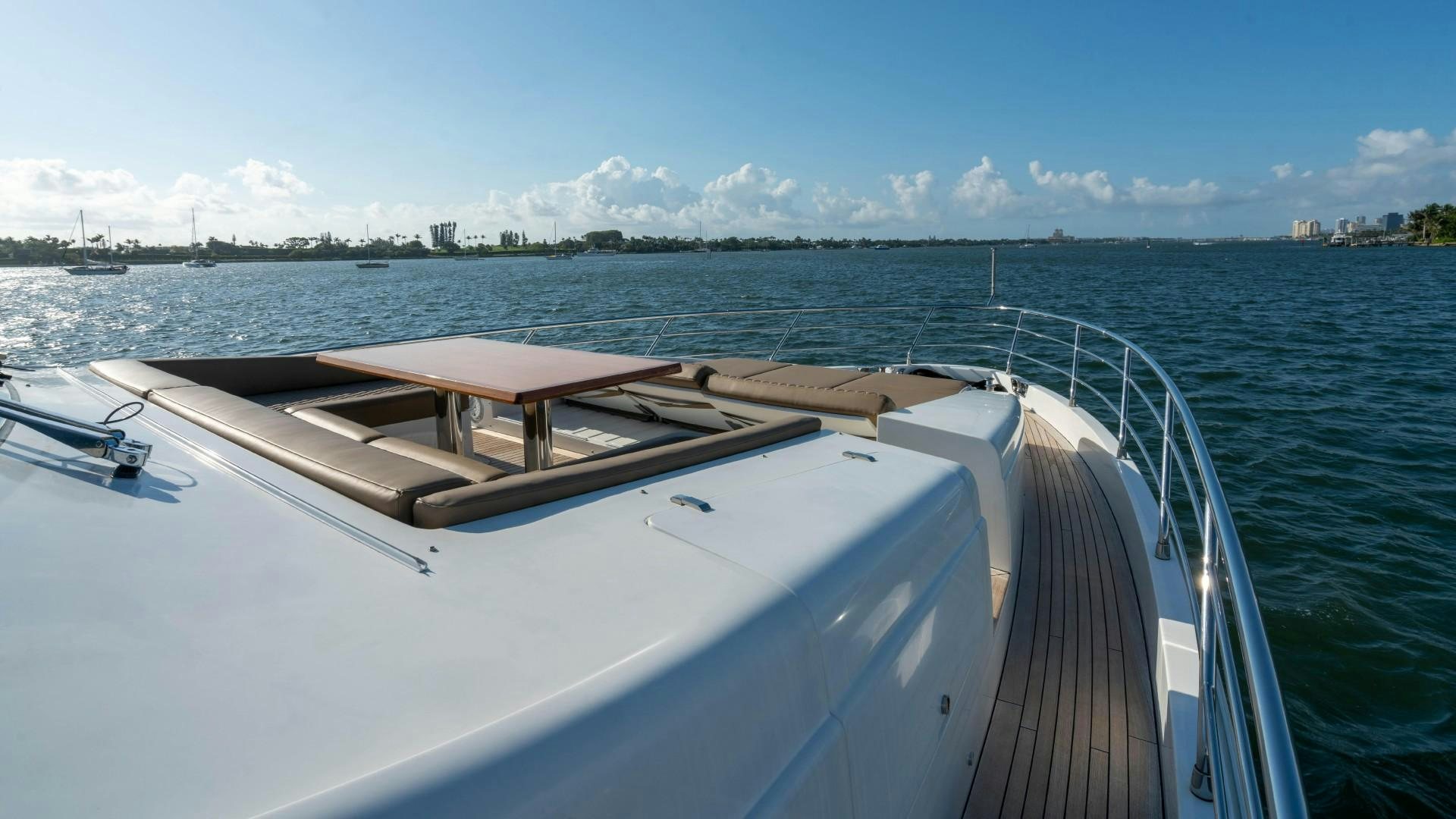 a boat on the water aboard PHOENIX Yacht for Sale