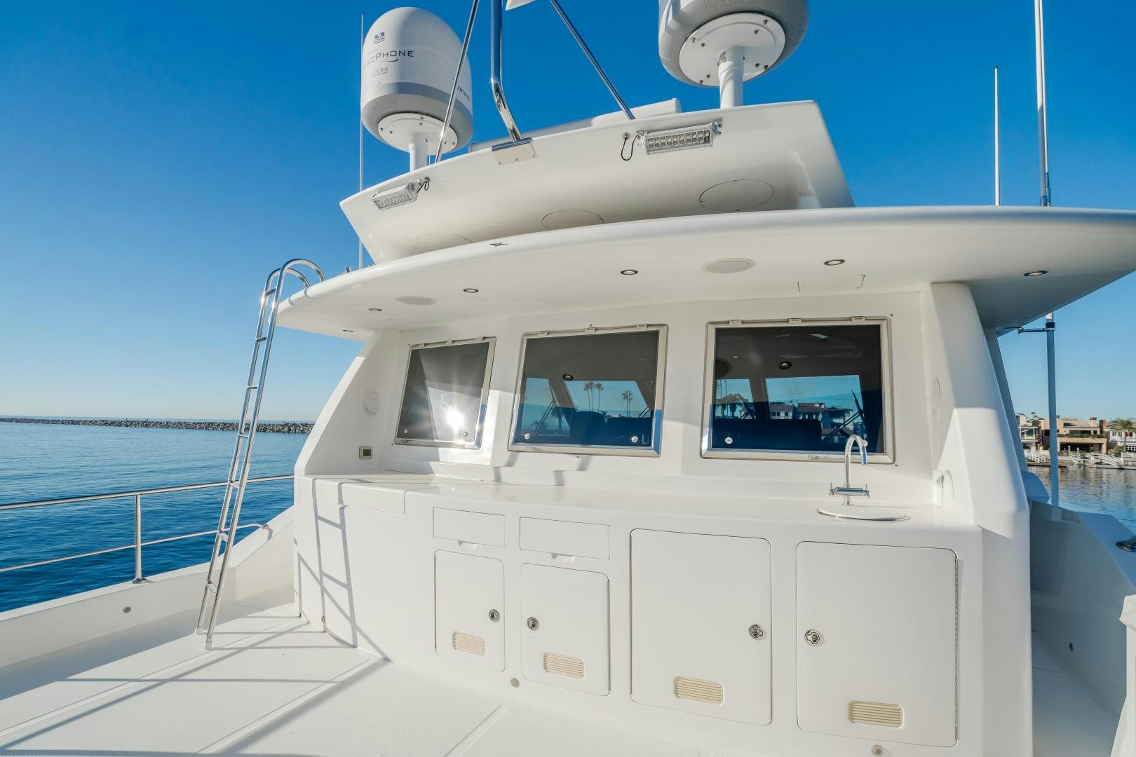 a boat on the water aboard OBSESSION Yacht for Sale