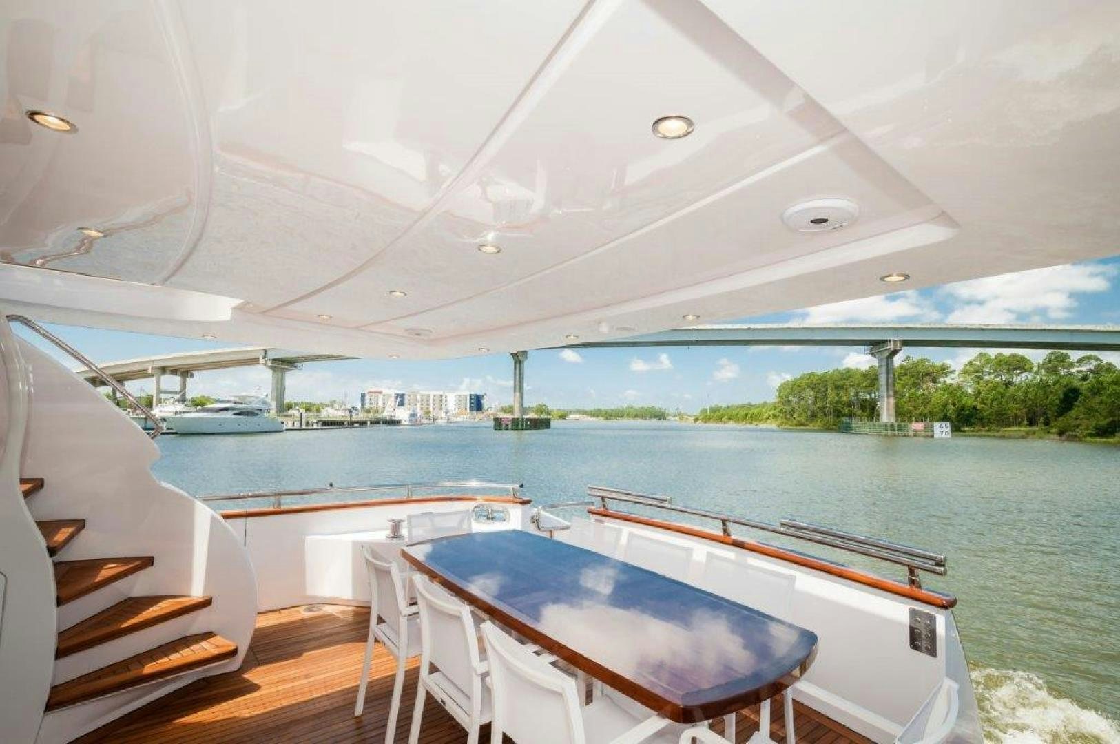 a boat on the water aboard NEVER REST Yacht for Sale