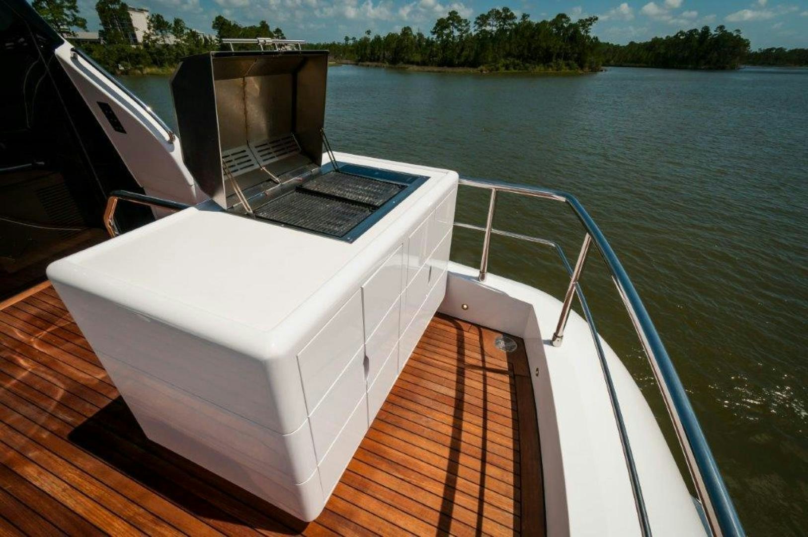 a boat on the water aboard NEVER REST Yacht for Sale