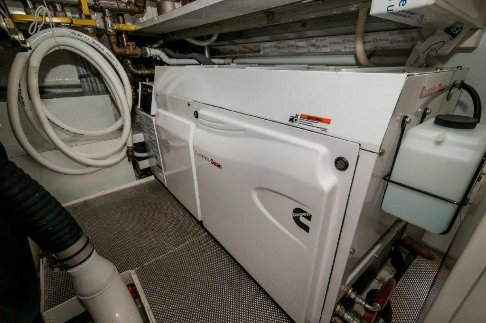 a machine with white piping aboard NEVER REST Yacht for Sale