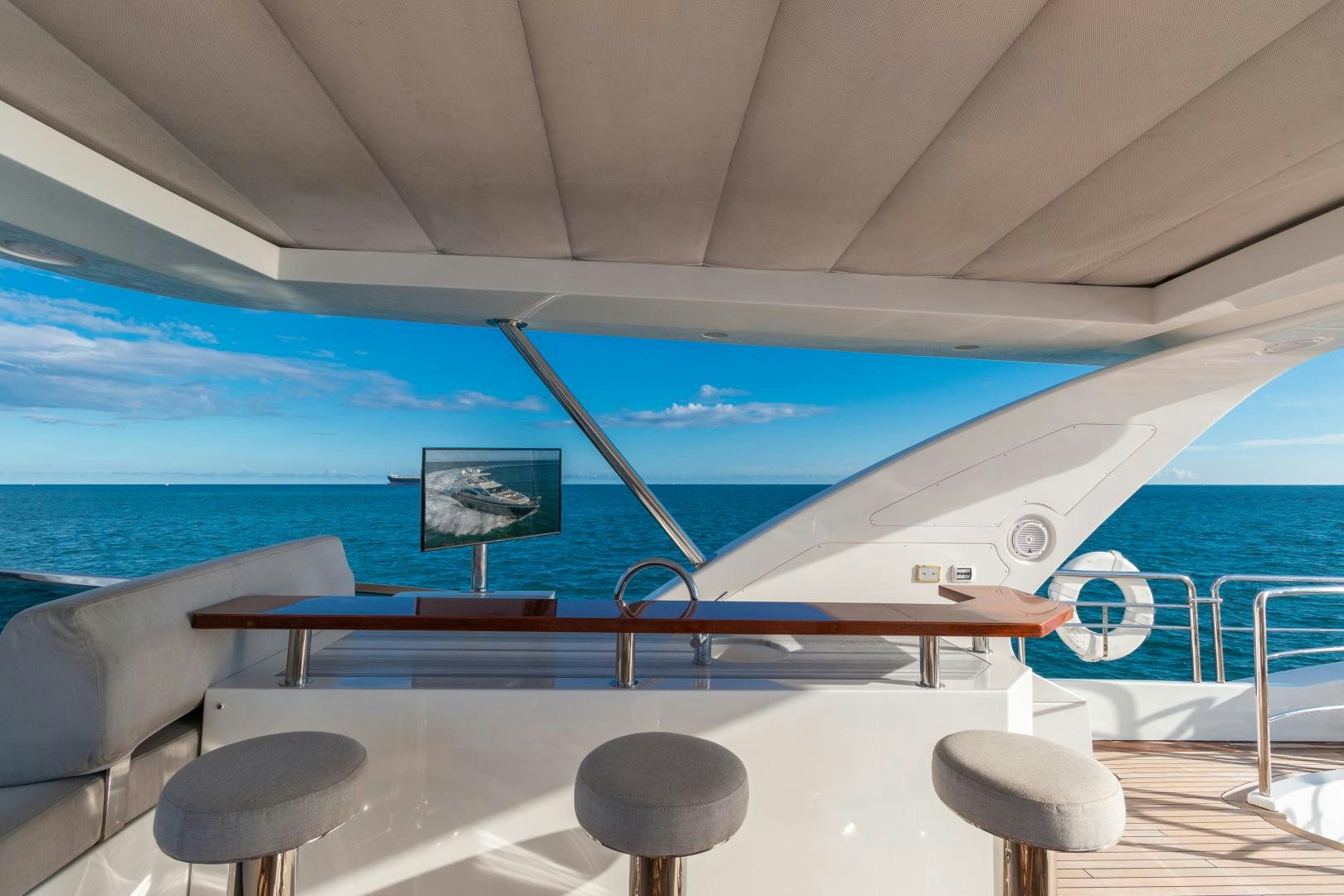 a boat on the water aboard NO NAME Yacht for Sale