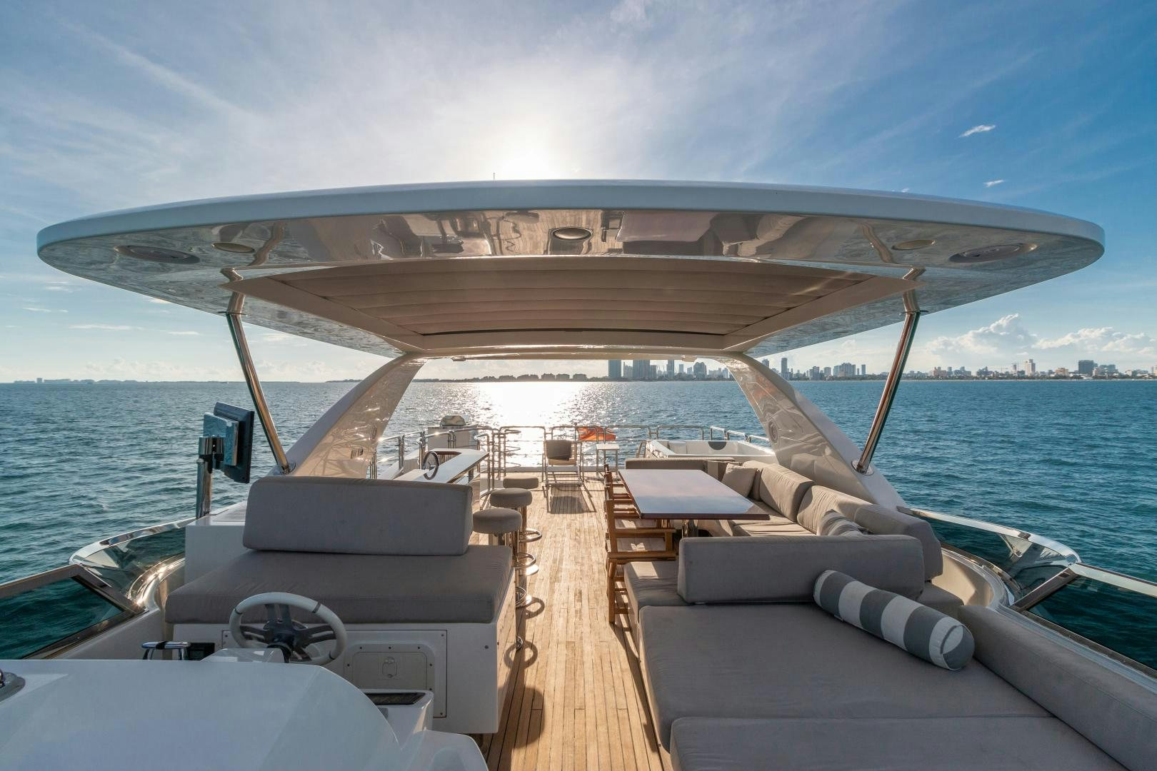 a boat on the water aboard NO NAME Yacht for Sale