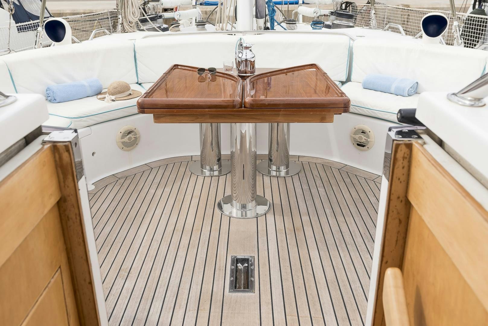 a sink in a kitchen aboard ROCIO Yacht for Sale