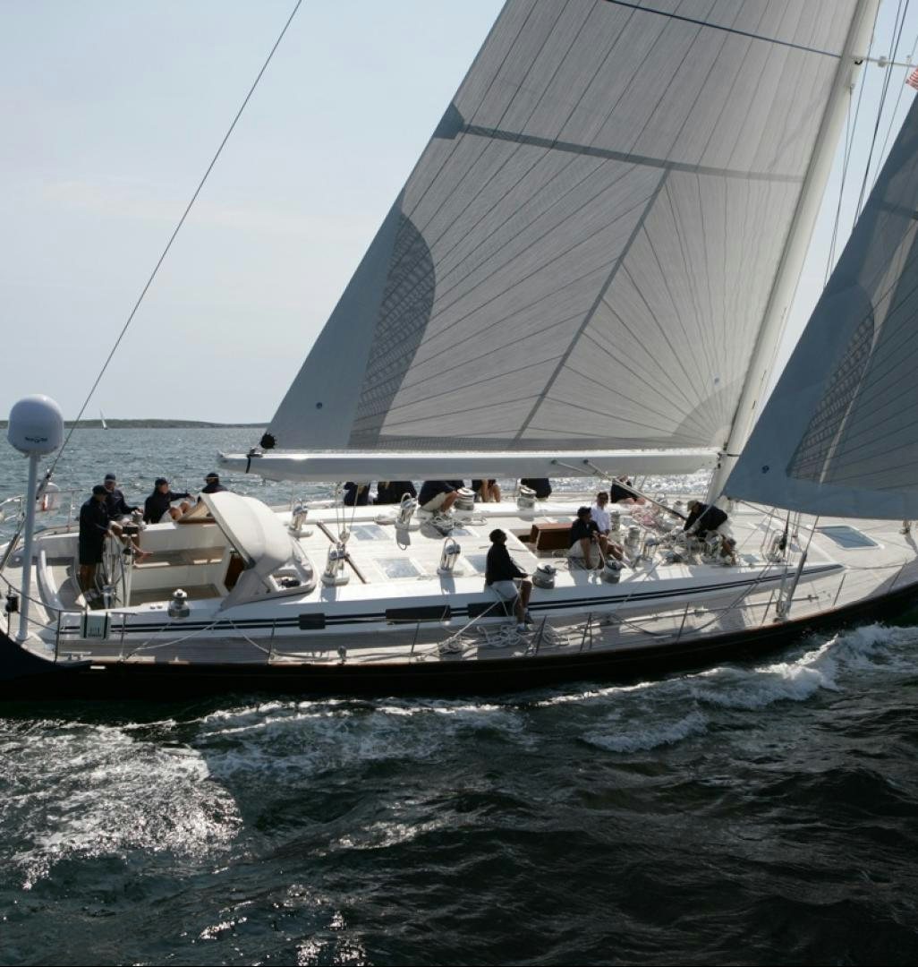a group of people on a sailboat aboard METOLIUS Yacht for Sale