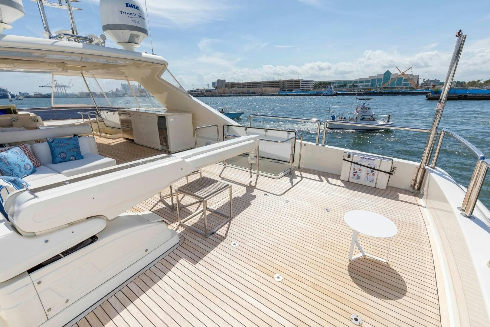 a boat on the water aboard MI RX Yacht for Sale