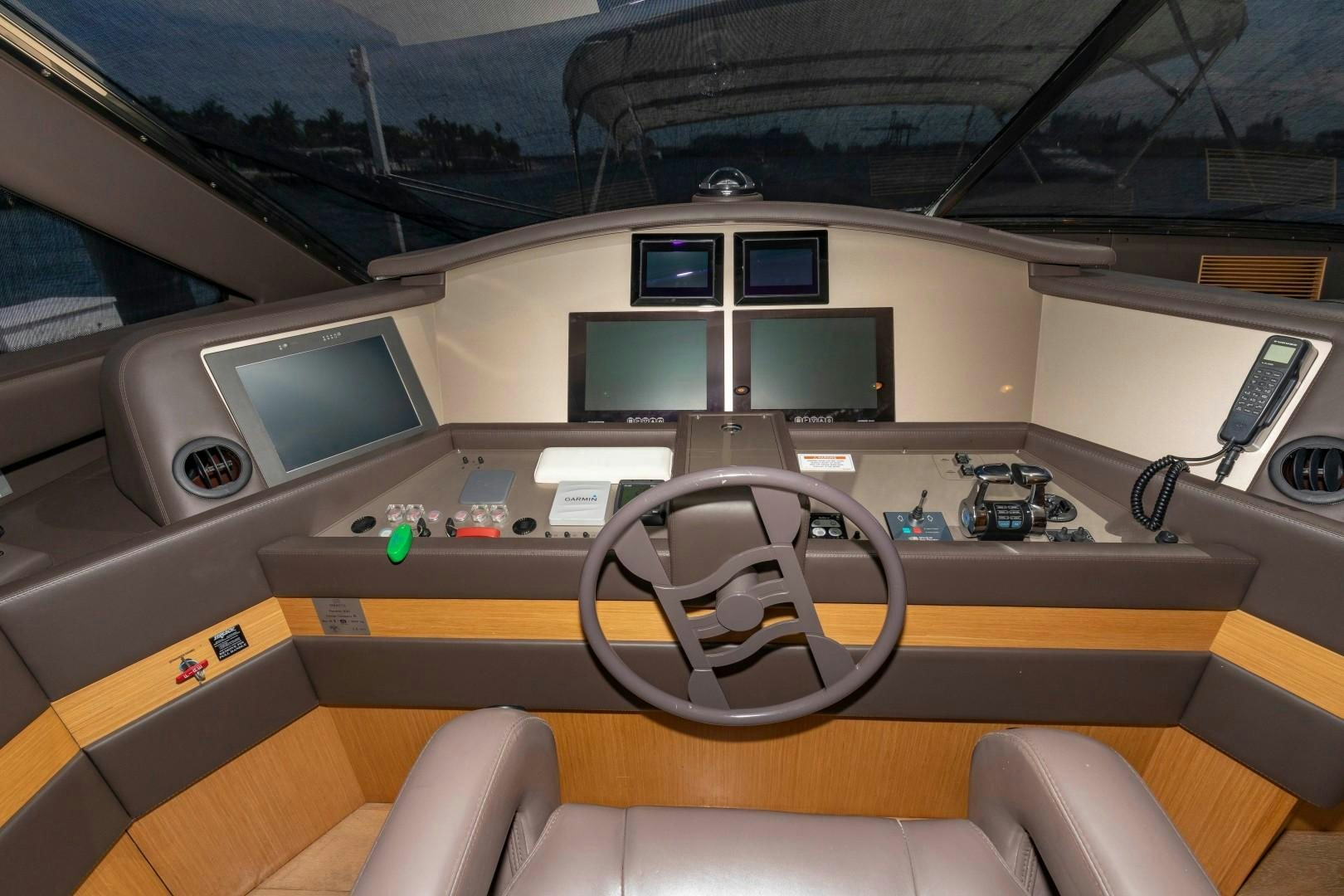 inside of a car aboard MI RX Yacht for Sale