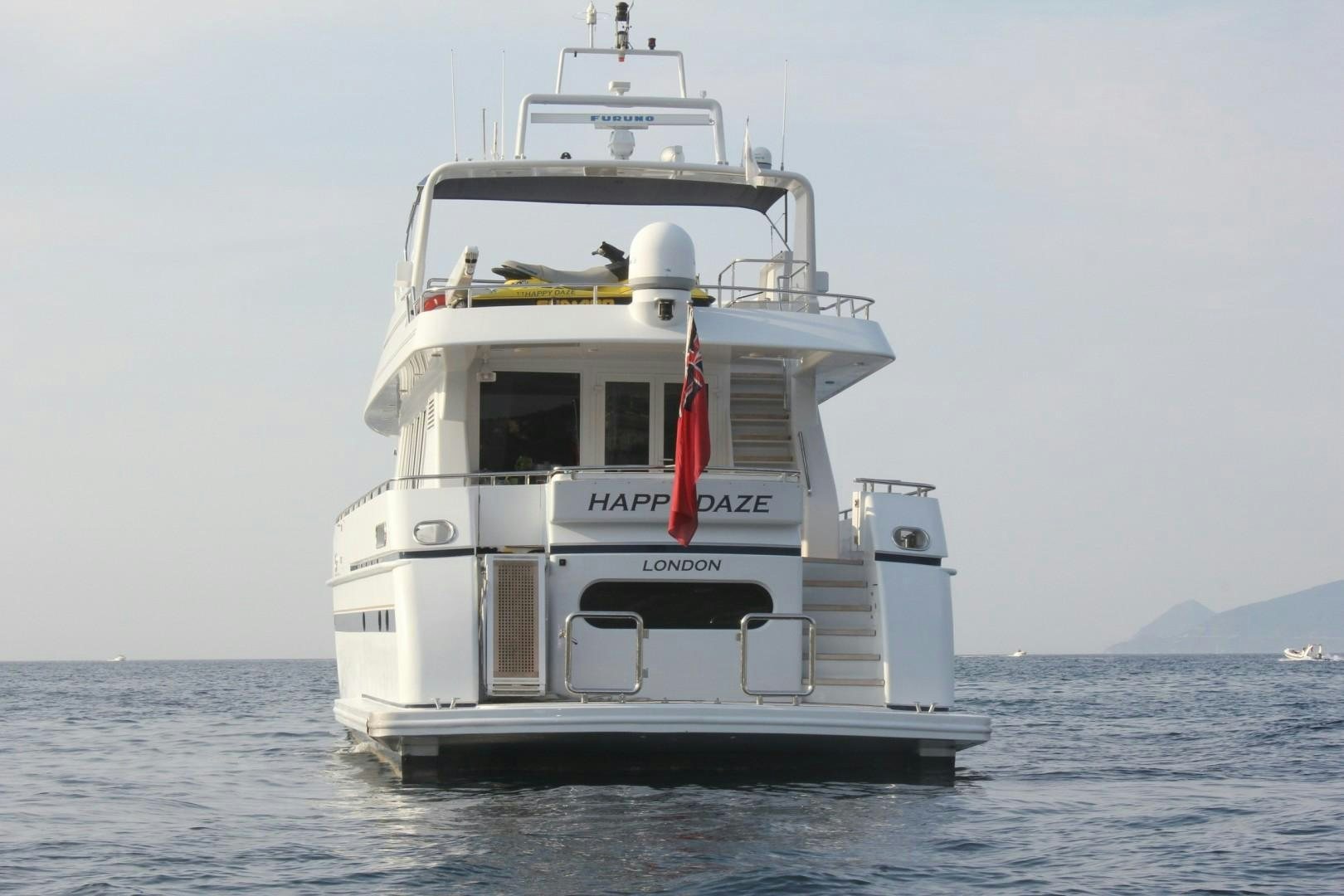 a boat in the water aboard HAPPY DAZE Yacht for Sale