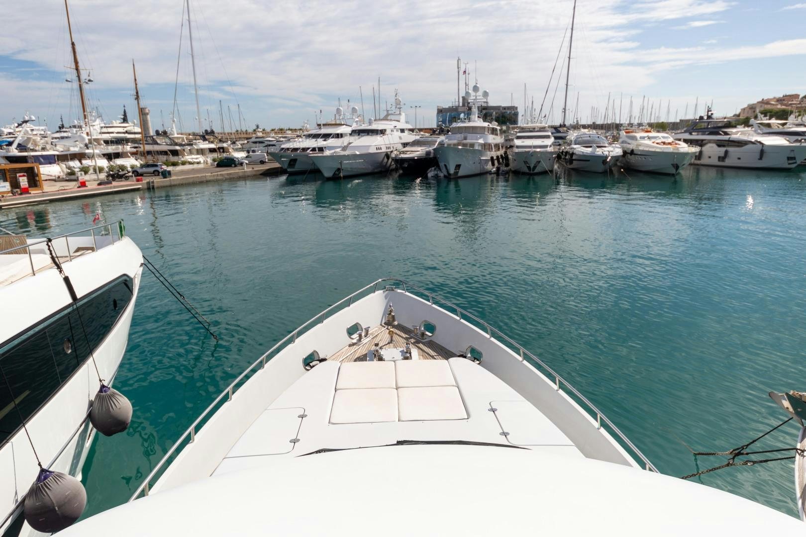 a boat in the water aboard HAPPY DAZE Yacht for Sale