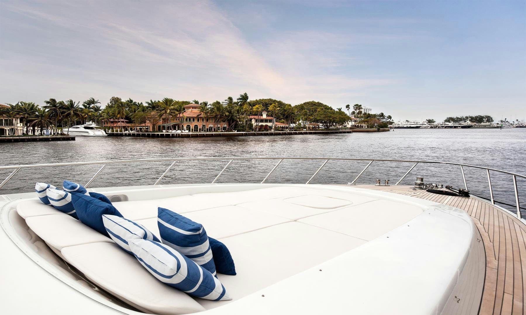 a boat on a body of water aboard MY TOY Yacht for Sale