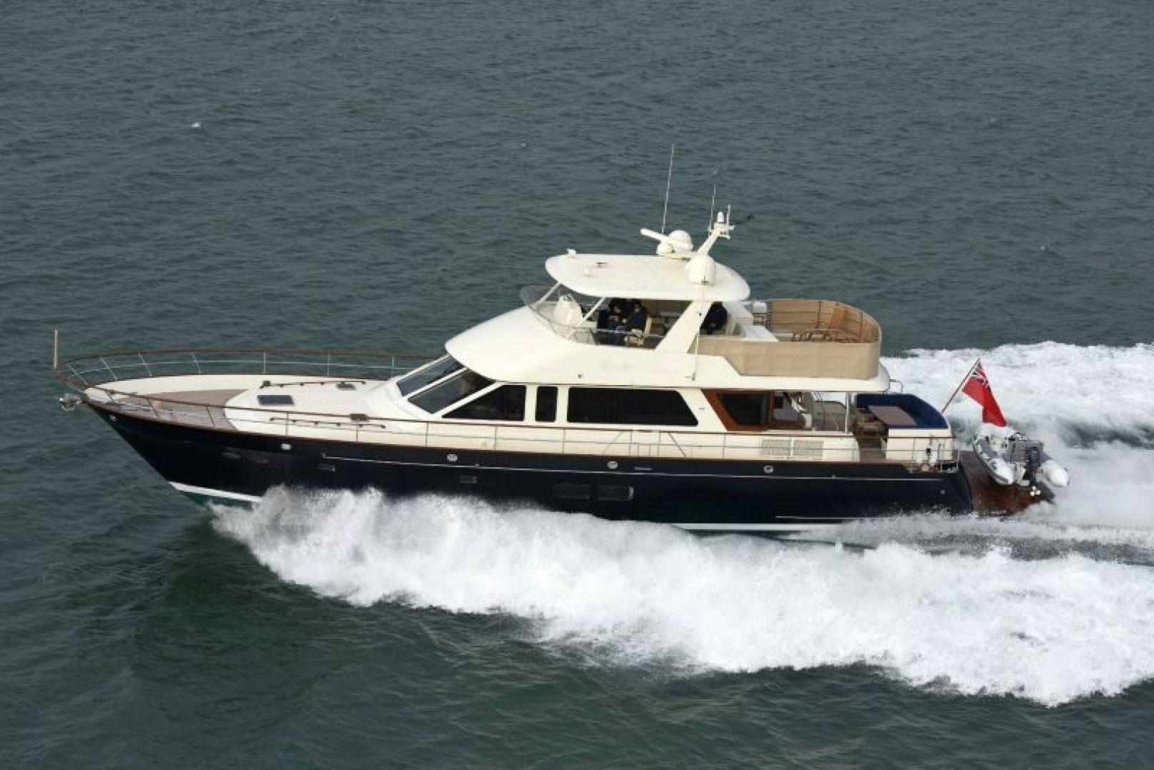 a boat on the water aboard OCEAN 76 Yacht for Sale