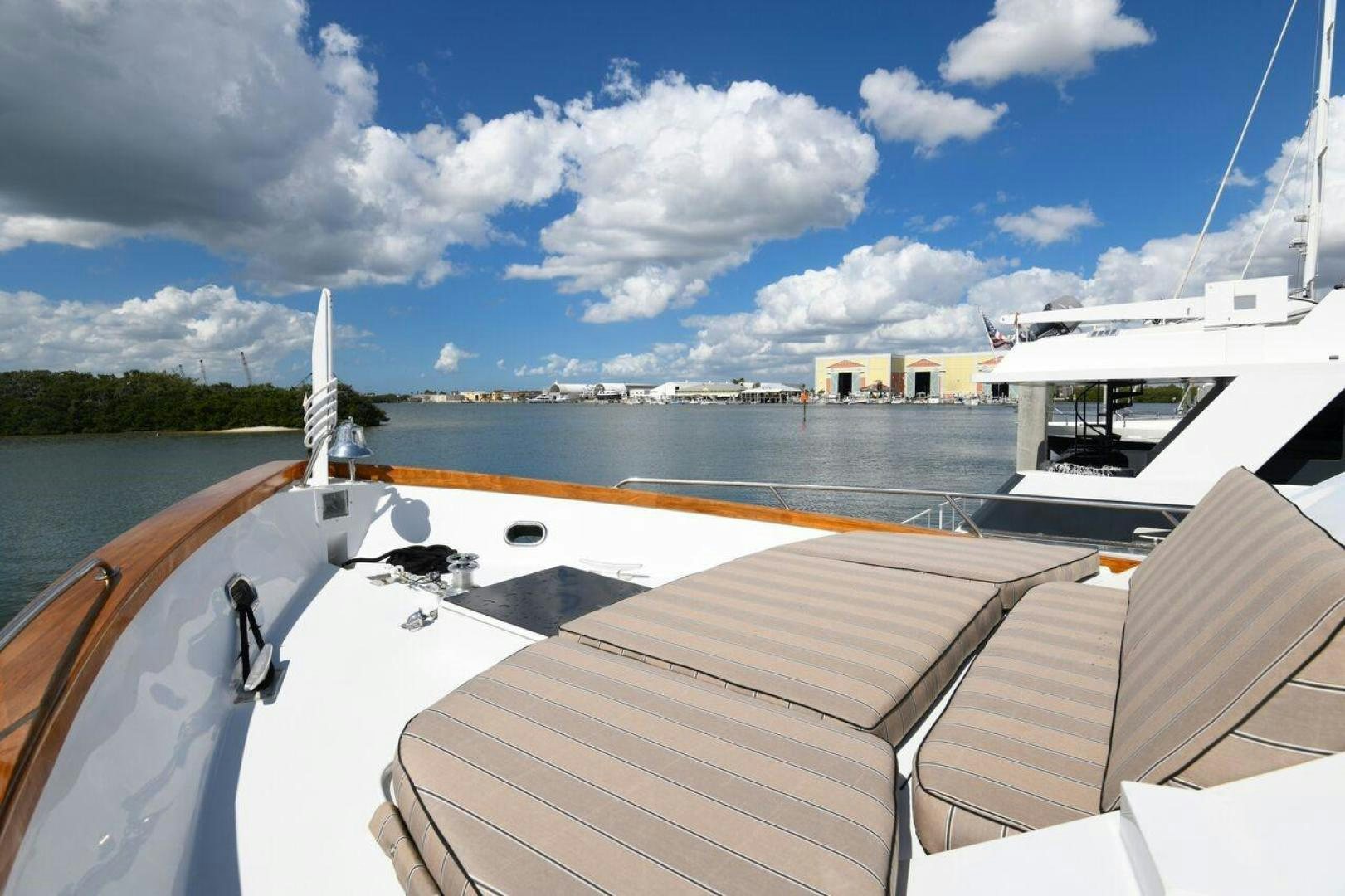 a boat on the water aboard PRIMETIME III Yacht for Sale