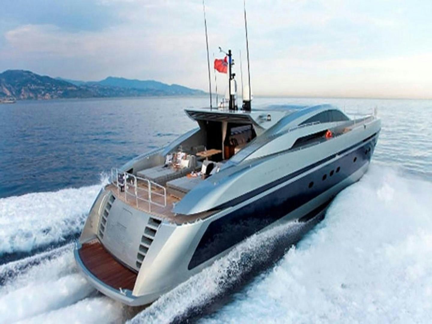 a boat on the water aboard COTE D’AZURE Yacht for Sale