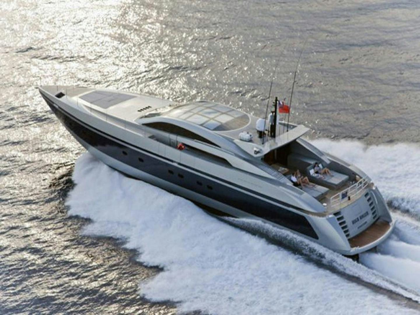 a boat on the water aboard COTE D’AZURE Yacht for Sale