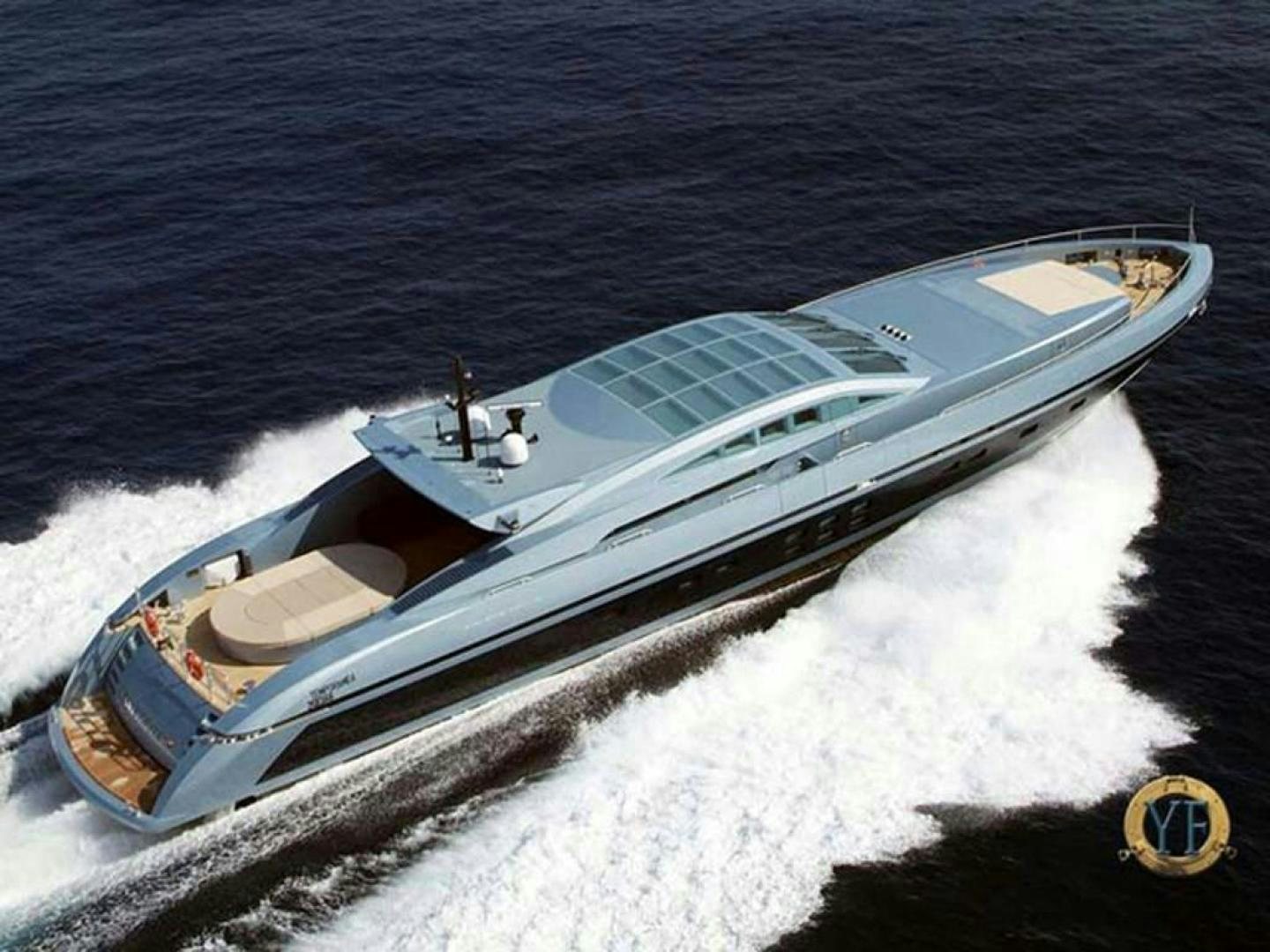 a boat on the water aboard COTE D’AZURE Yacht for Sale