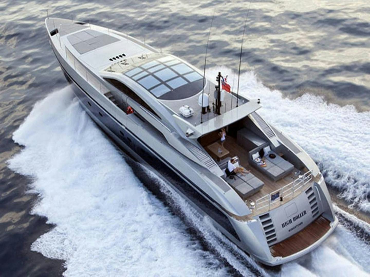 a ship in the water aboard COTE D’AZURE Yacht for Sale