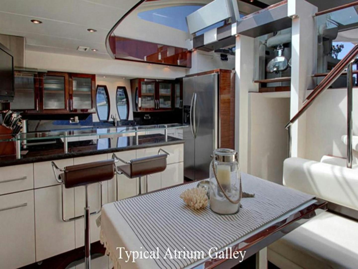 a kitchen with a glass jar on a counter aboard COTE D’AZURE Yacht for Sale