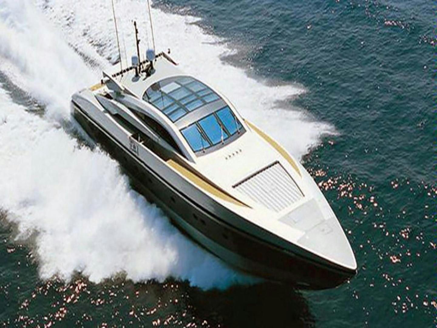 a boat on the water aboard COTE D’AZURE Yacht for Sale