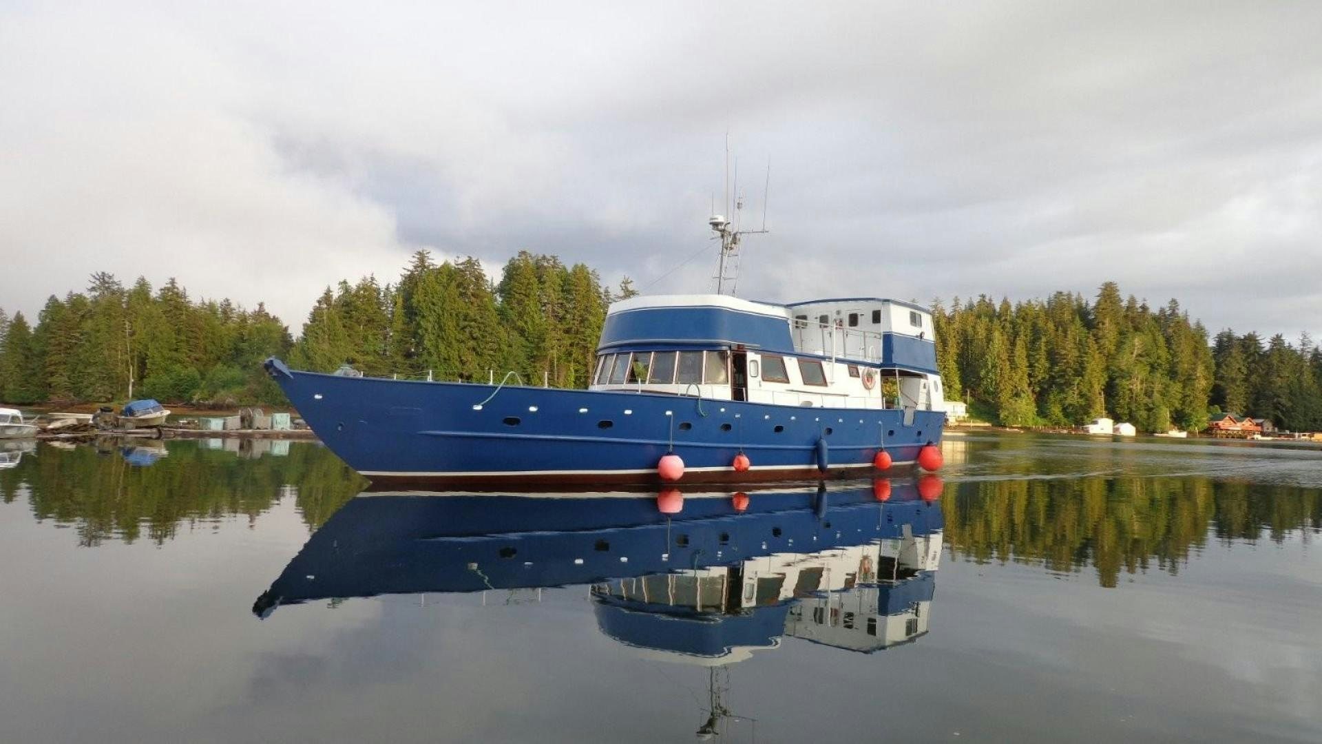 a boat on the water aboard LAURA MARIE Yacht for Sale