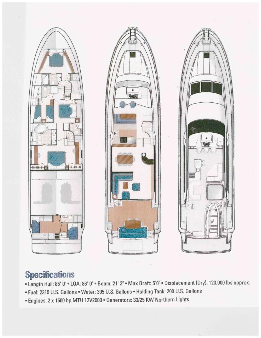 graphical user interface aboard LUCK A LEE IV Yacht for Sale