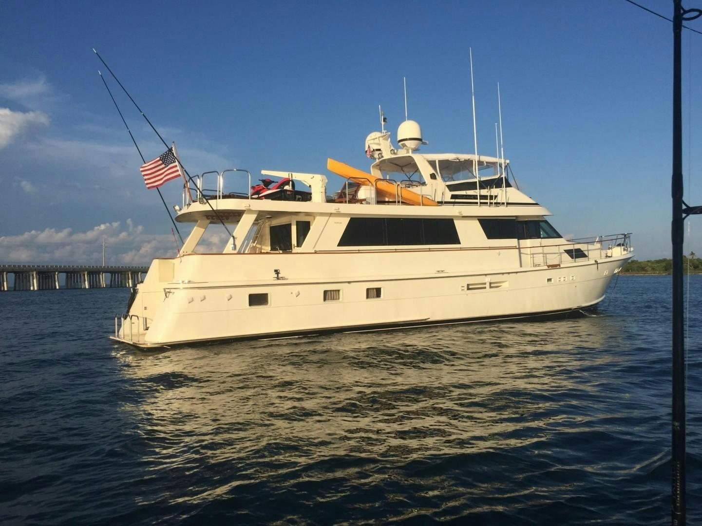 a boat on the water aboard CATCHIN FEELINGS Yacht for Sale