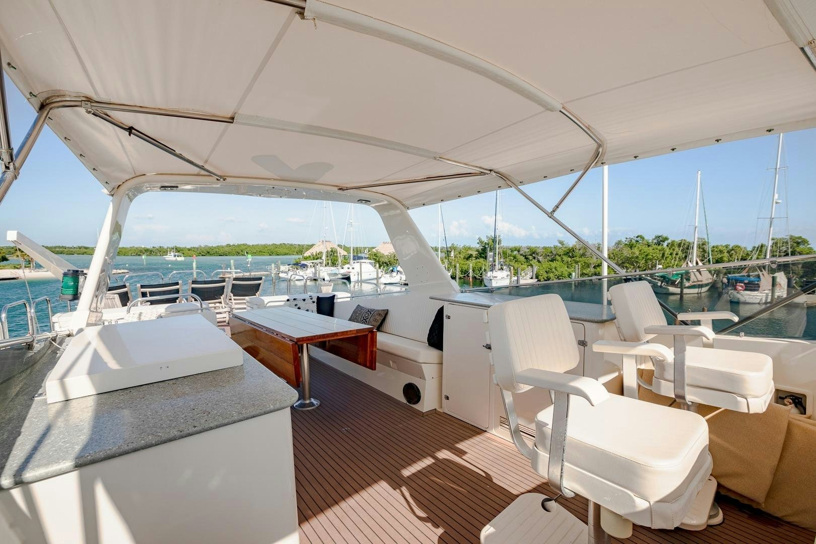 a boat on the water aboard CATCHIN FEELINGS Yacht for Sale