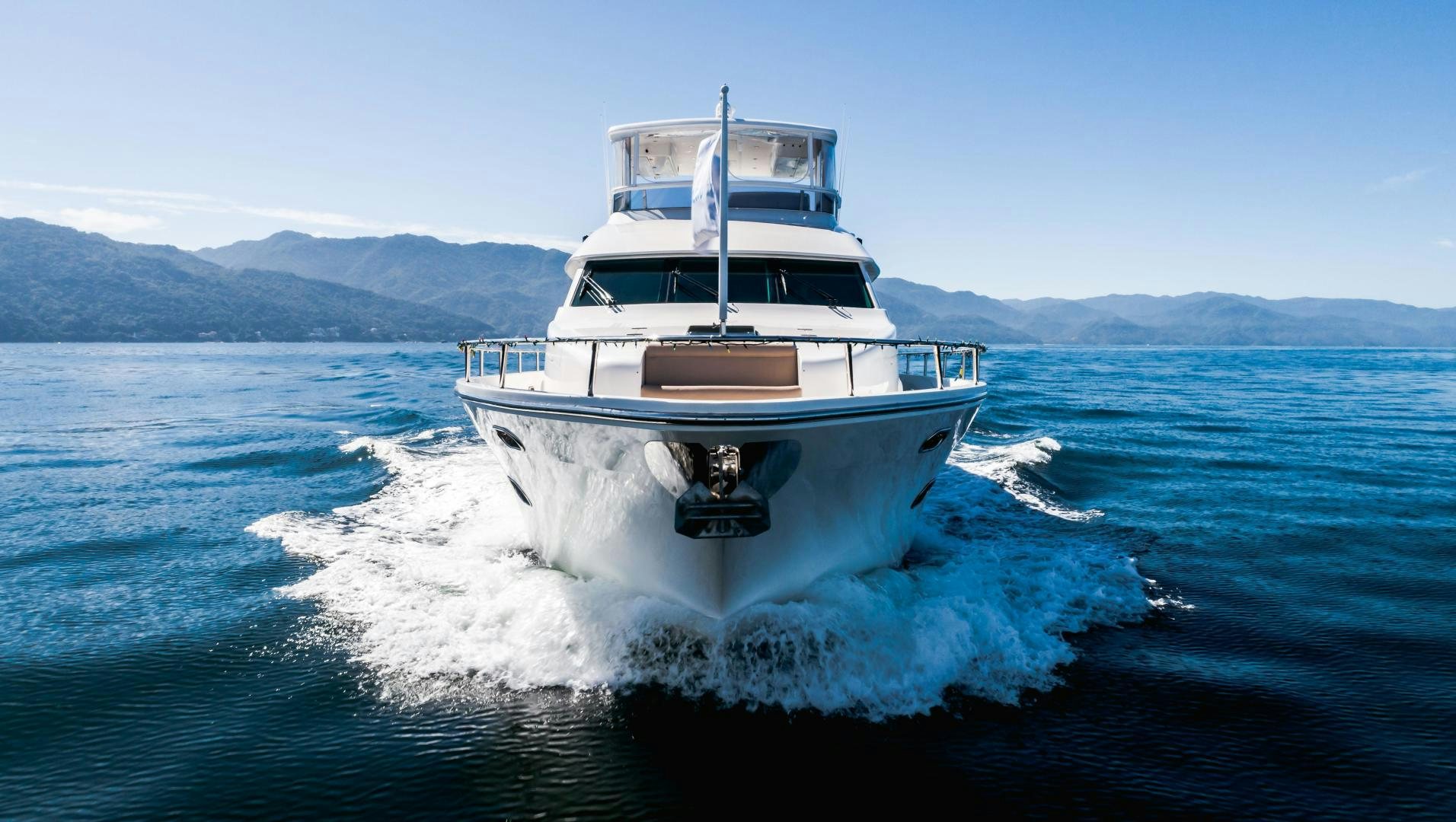 a boat on the water aboard FULL HOUSE Yacht for Sale