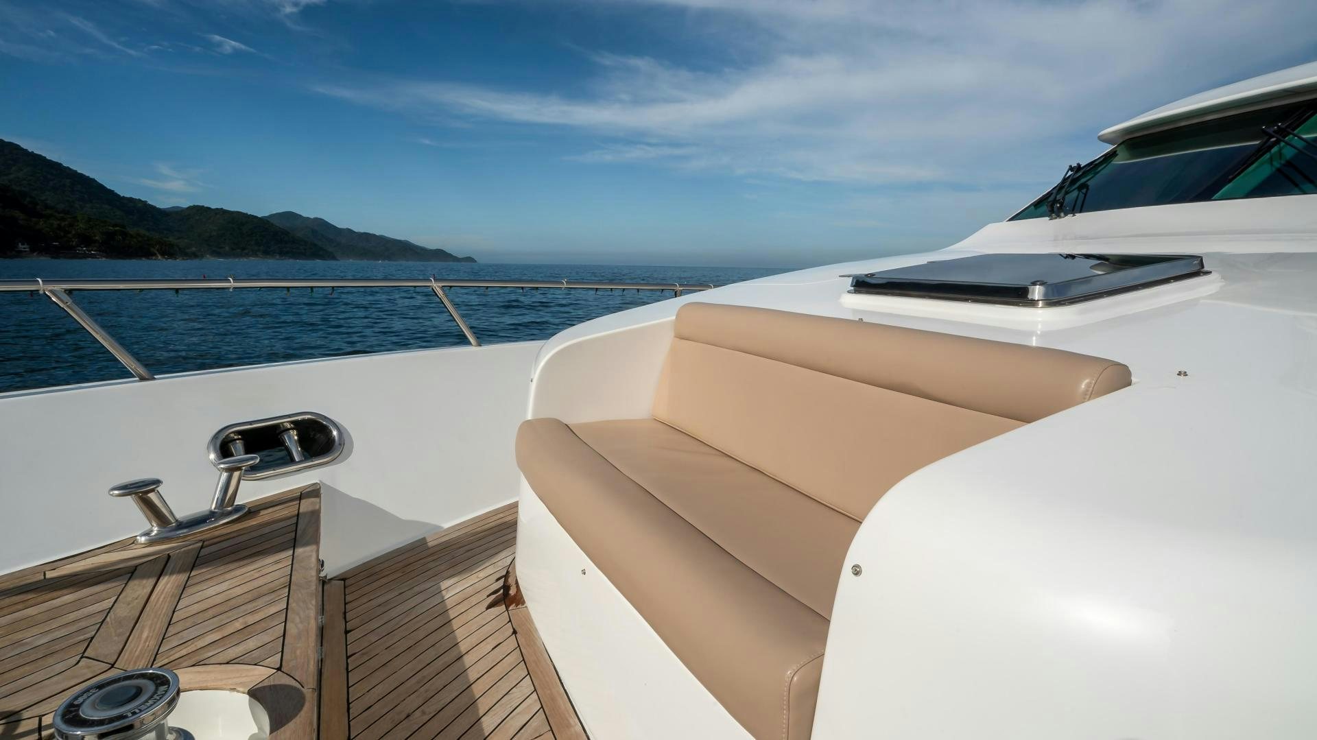 a boat on the water aboard FULL HOUSE Yacht for Sale