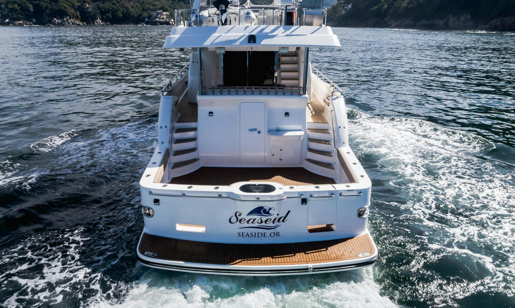 a boat on the water aboard FULL HOUSE Yacht for Sale