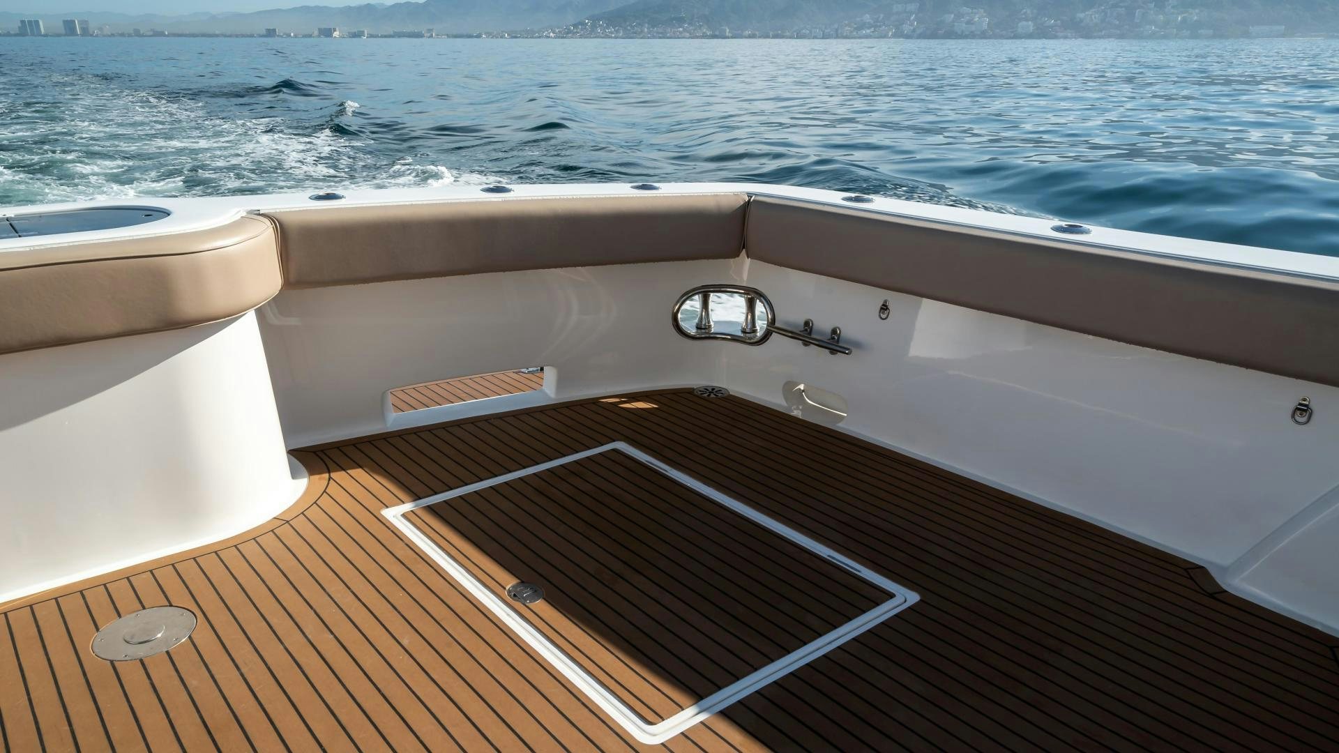a boat on the water aboard FULL HOUSE Yacht for Sale
