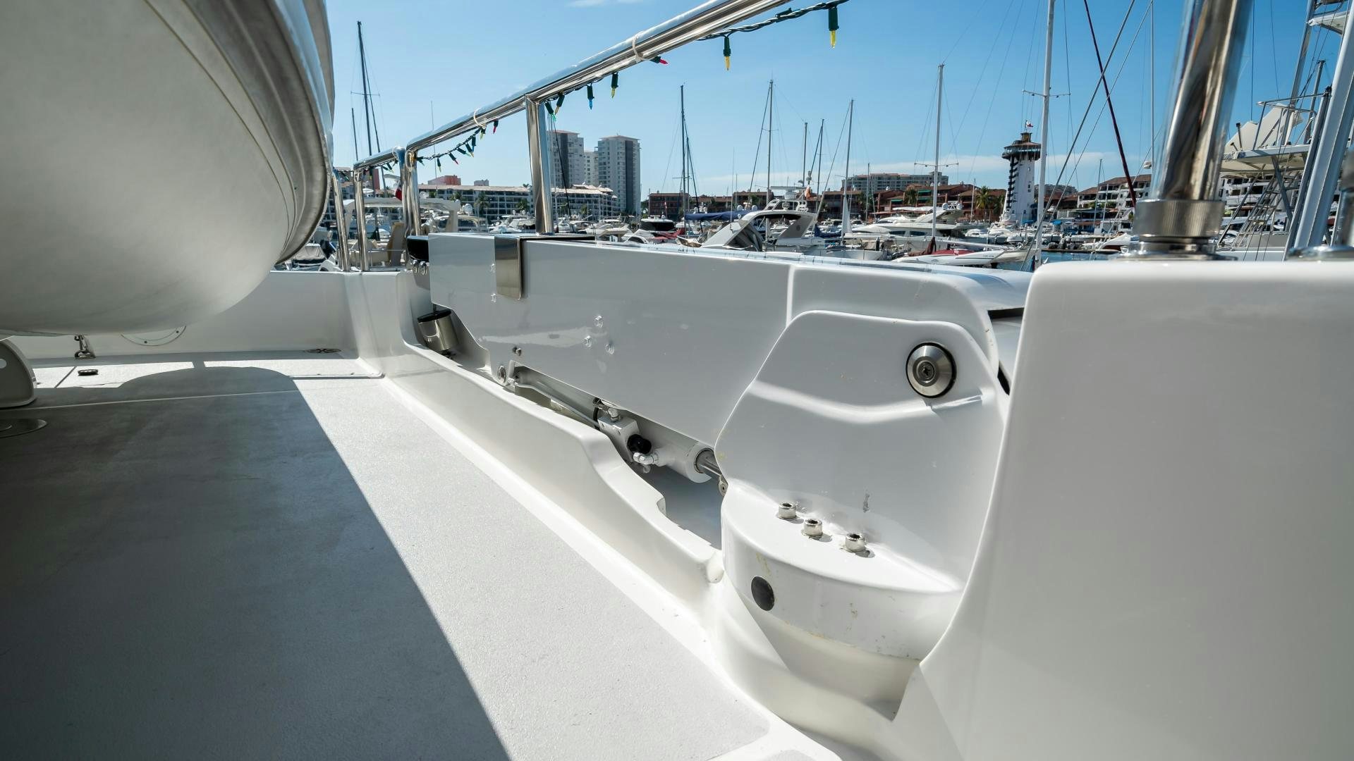 a couple of white sinks aboard FULL HOUSE Yacht for Sale