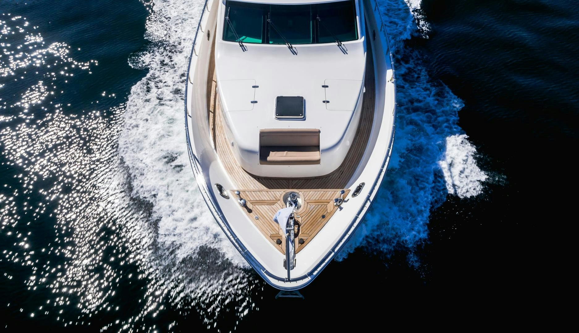 a space ship in the water aboard FULL HOUSE Yacht for Sale