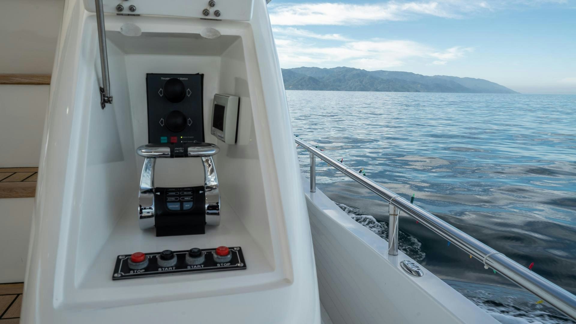 a boat on the water aboard FULL HOUSE Yacht for Sale