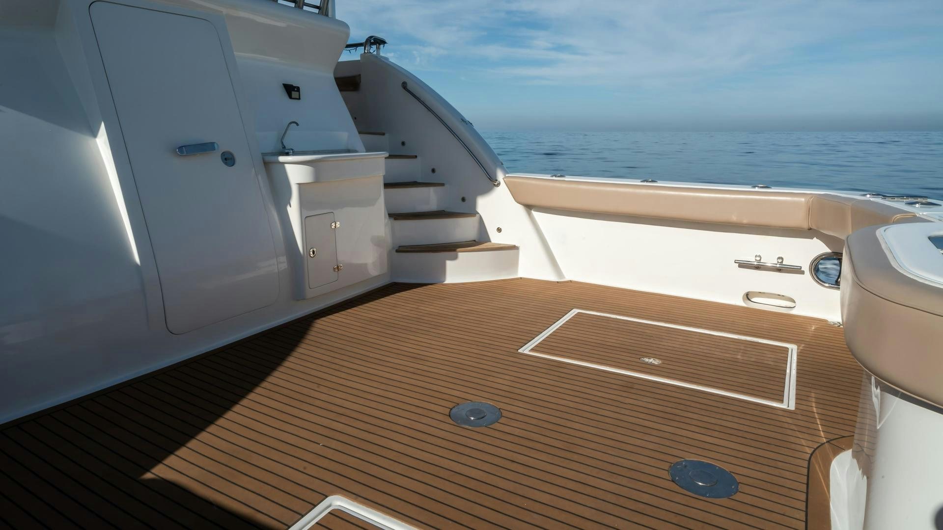 the inside of a boat aboard FULL HOUSE Yacht for Sale