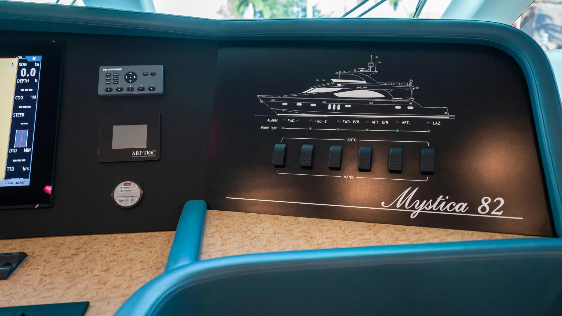 a black video game console aboard FULL HOUSE Yacht for Sale