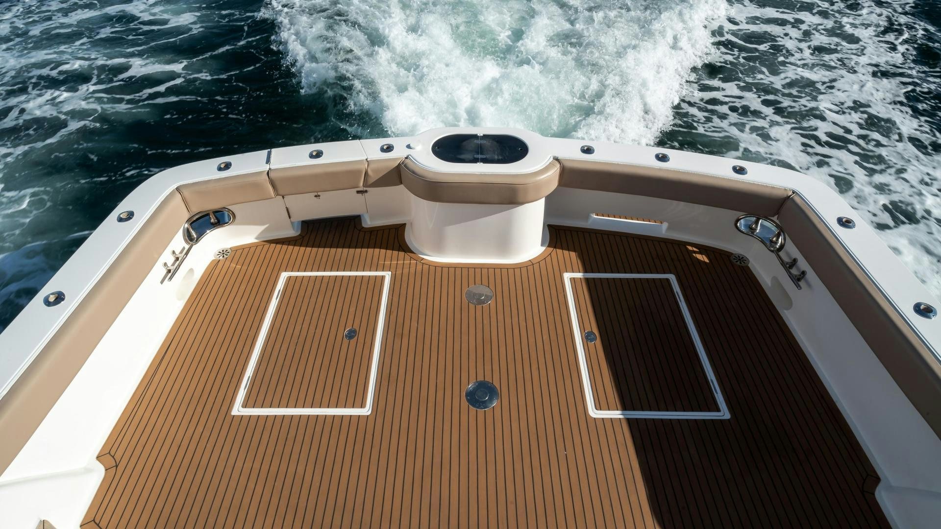 a boat on the water aboard FULL HOUSE Yacht for Sale