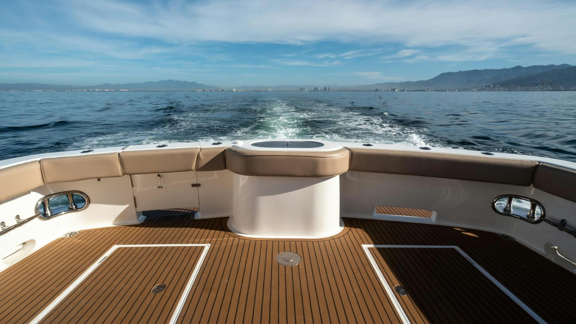a boat on the water aboard FULL HOUSE Yacht for Sale