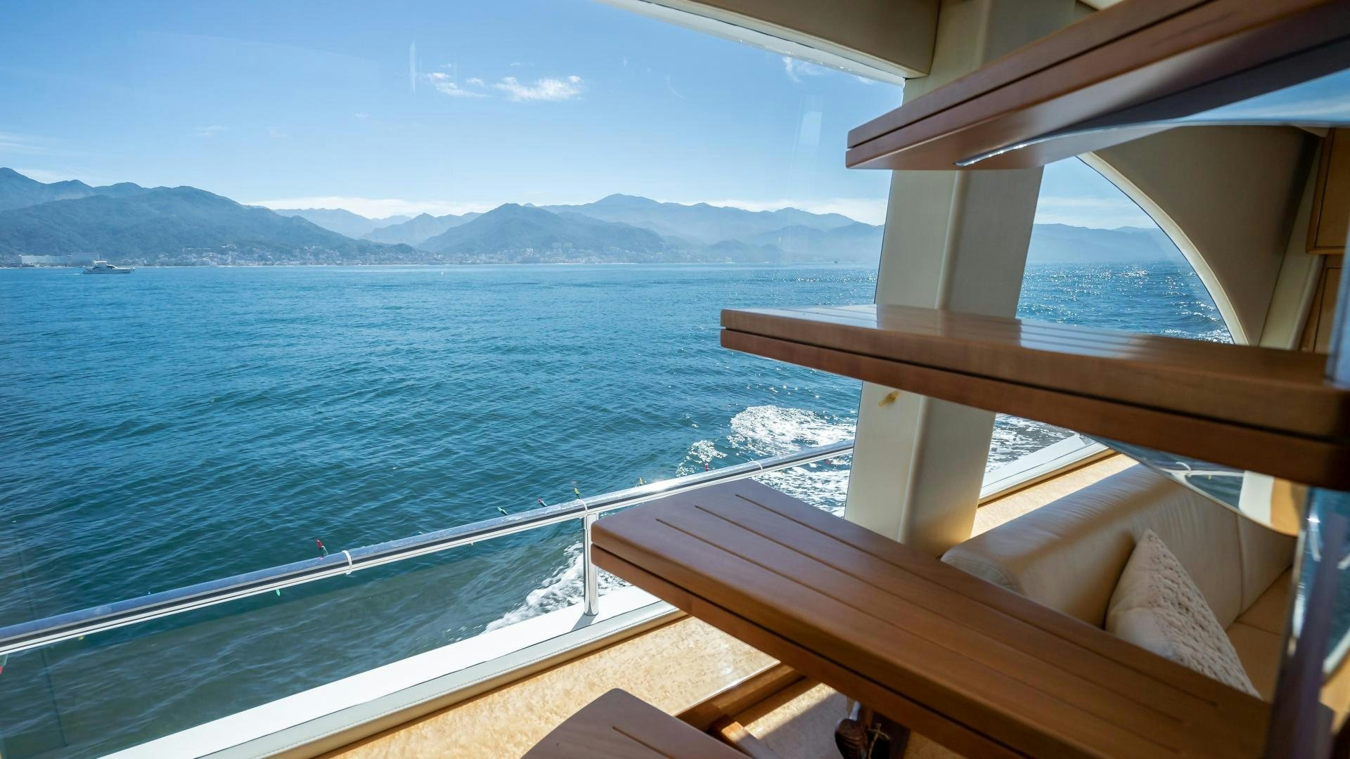 a boat on the water aboard FULL HOUSE Yacht for Sale