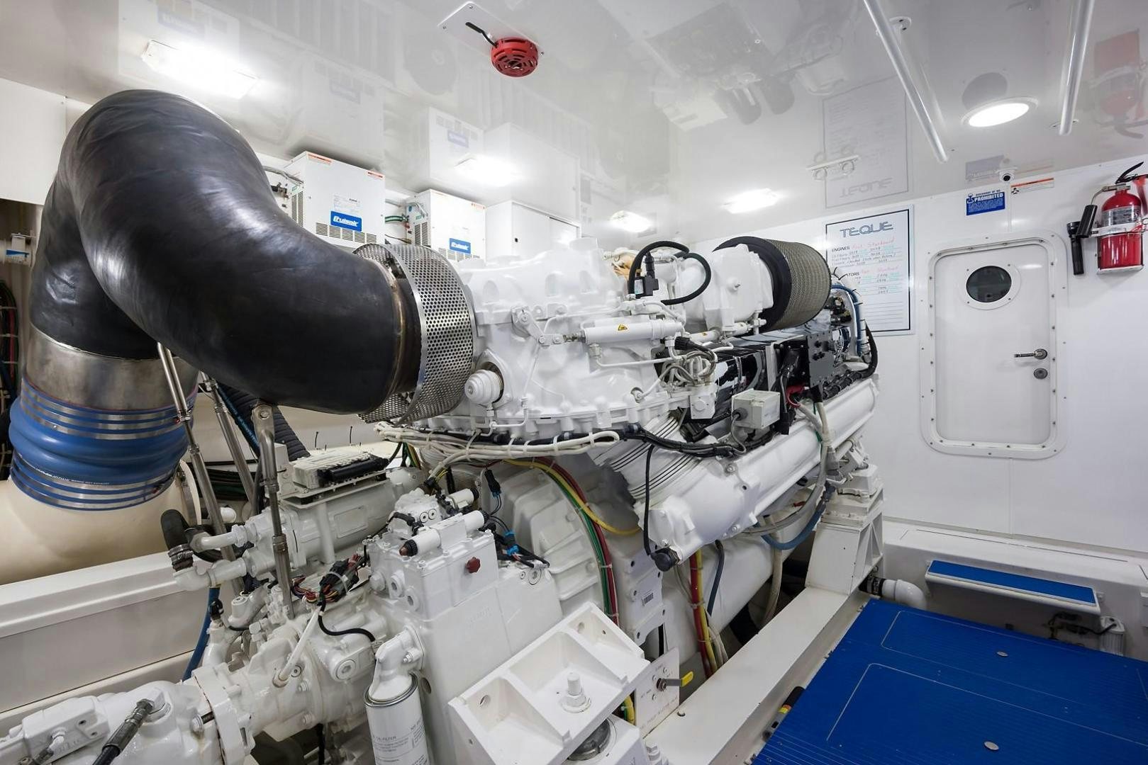 a machine in a room aboard NO NAME 82 Yacht for Sale