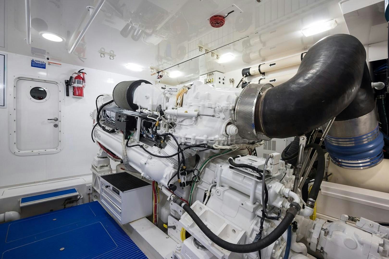 a machine with a large pipe aboard NO NAME 82 Yacht for Sale