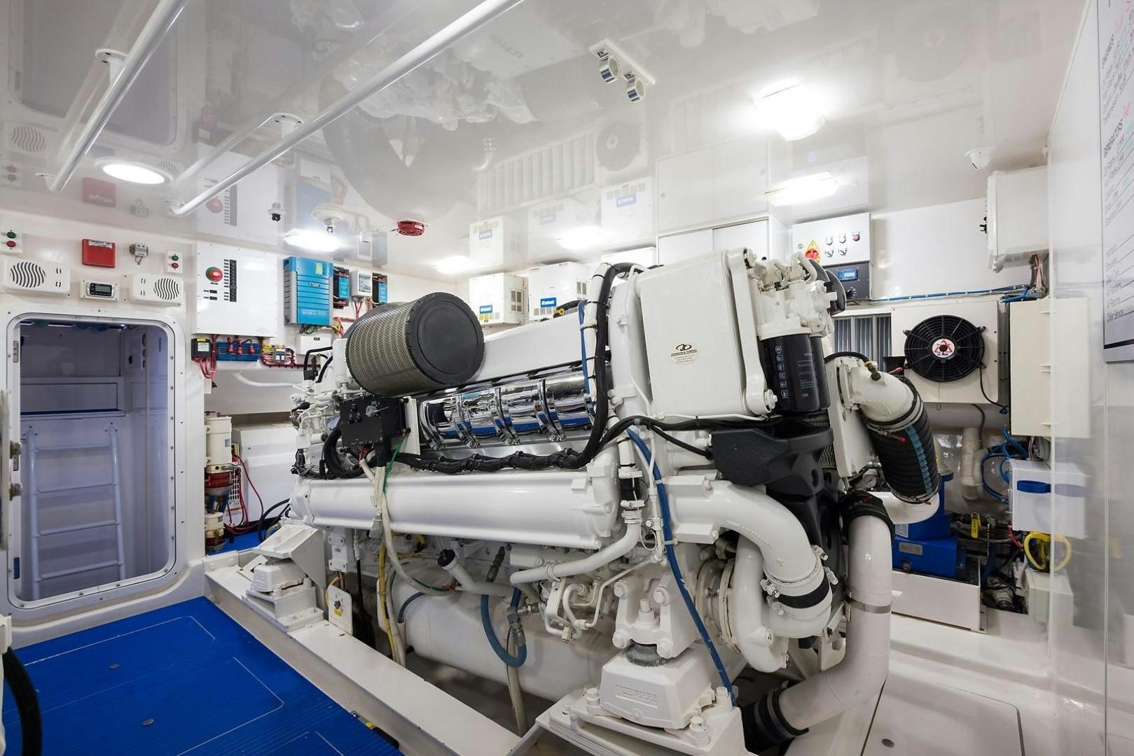 a room with machinery aboard NO NAME 82 Yacht for Sale