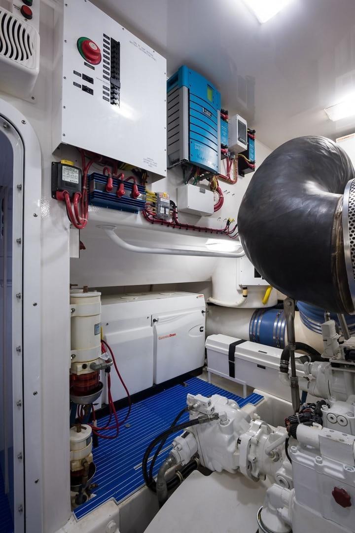 a close-up of a machine aboard NO NAME 82 Yacht for Sale
